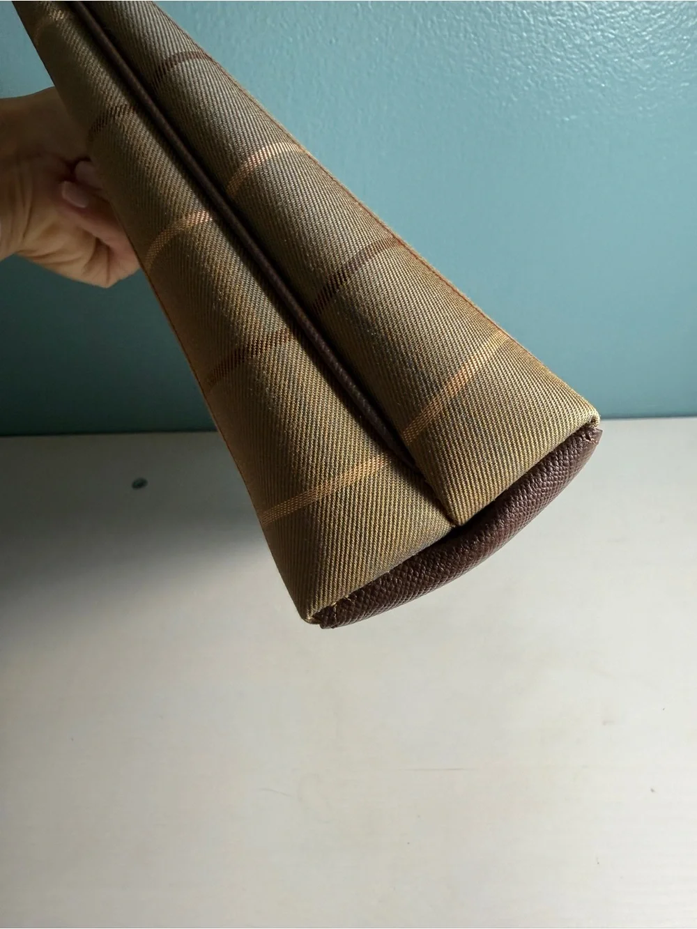 NWT Vintage Burberrys House Check Pouch Clutch